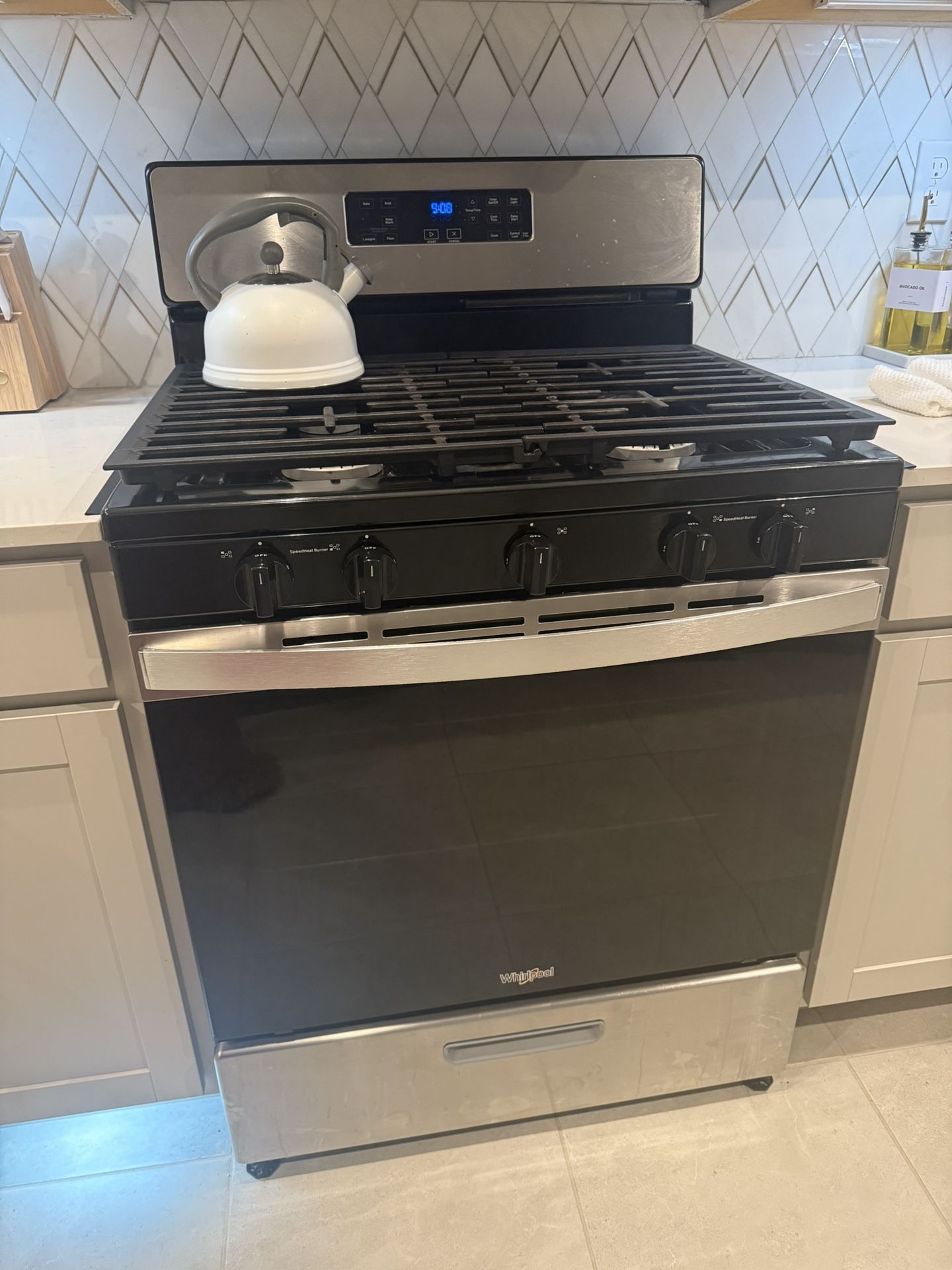 Gas Stove And Microwave Range