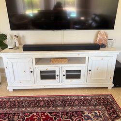 74 in TV Stand Media Console Rustic Traditional Farmhouse Modern 74” W x 28” H x 20” D