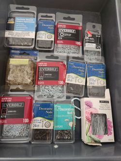 Lot of Misc Hangers, Push Pins and More!!