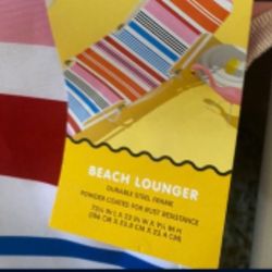 Folding Beach Chair Brand New 