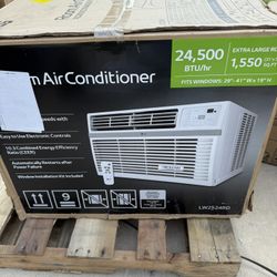 LG 24,500 BTU 1550 Sq ft 230V Window Air Conditioner NEW