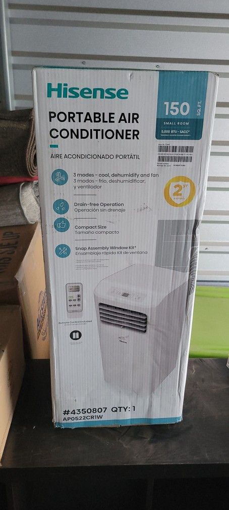 Hisense Portable Air Conditioner 150 Sq Ft