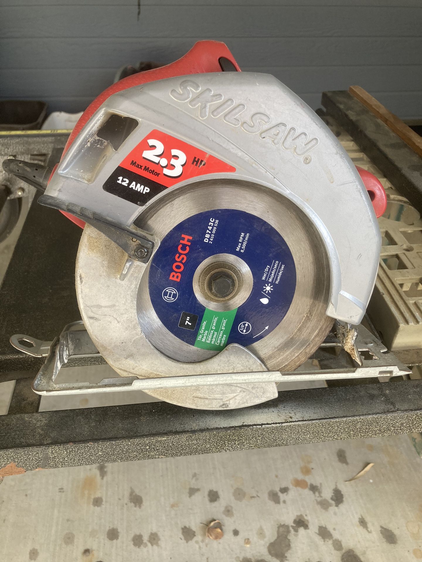 Skill Saw 7-1/4” 2.3hp 12amp Saw 