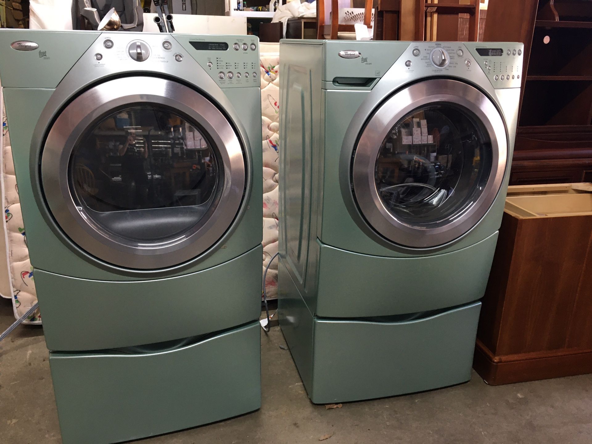 Whirlpool Duet steam washer and dryer