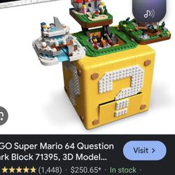 Lego Set 71395 Super Mario 64 Question Mark Block