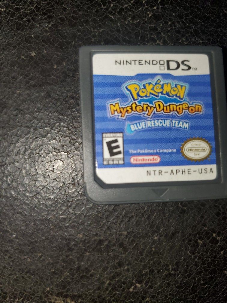 Pokemon Mystery Dungeon Blue Rescue Team Nintendo DS Video Game Cartridge 