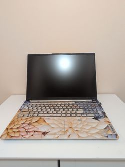 Lenovo I7 Laptop with floral skin