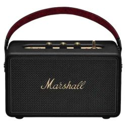 Marshall - Kilburn III Portable Wireless Bluetooth Speaker with Bass / Treble / Volume Controls and 3.5 mm Auxiliary Input - Black/Brass