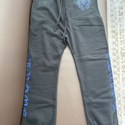 Chrome Hearts Black/Blue Sweatpants W/ Original reciept