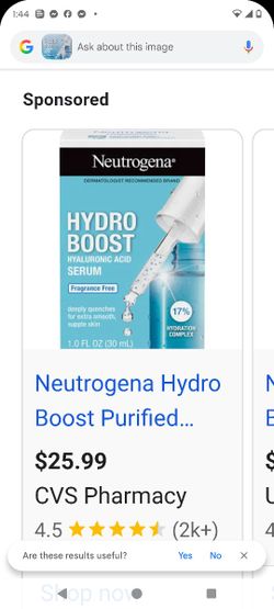 Hydro Boost Facial Moisturizer Brand New Never Used