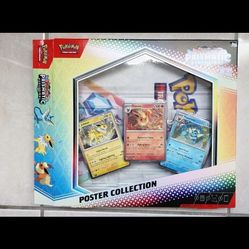 EMPTY Pokemon TCG Prismatic Evolutions Poster Collection Box Promo  Poster Only