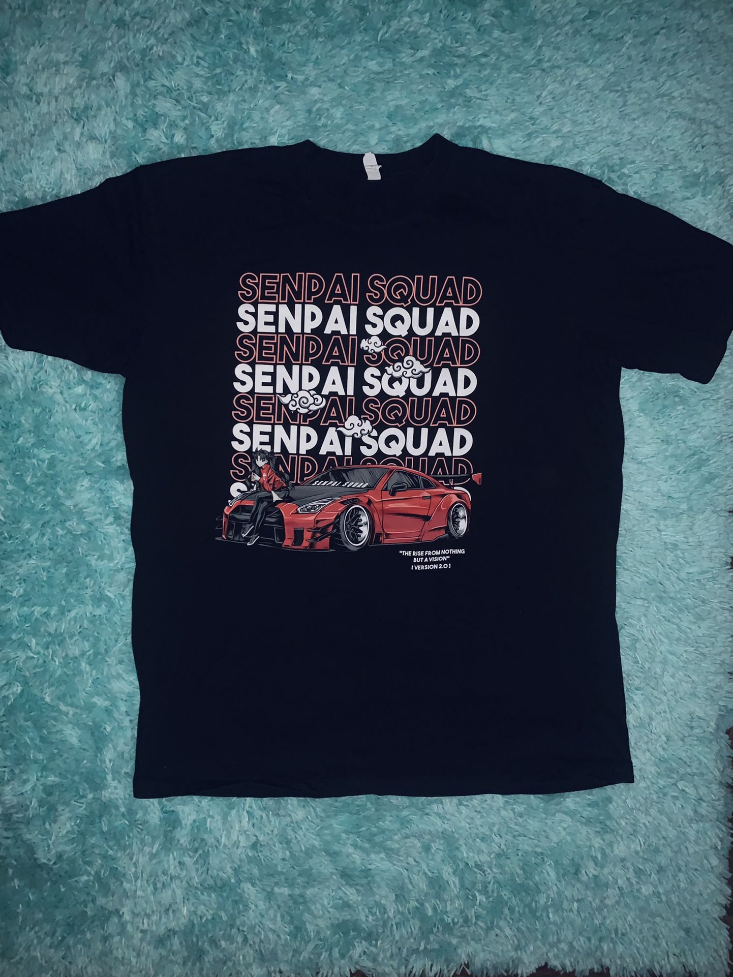 Senpai Squad X-LARGE Limited Release “The Rise From Nothing But A Vision” XL 🌟    #SenpaiSquad #Senpai #anime #Japanesecar #vintagecarshirt 