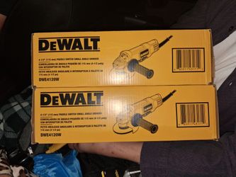 DeWalt DWE4120W 4-1/2" Angle Grinder (x2)