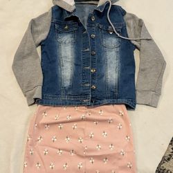 Girl’s Jacket & Pink Skirt 