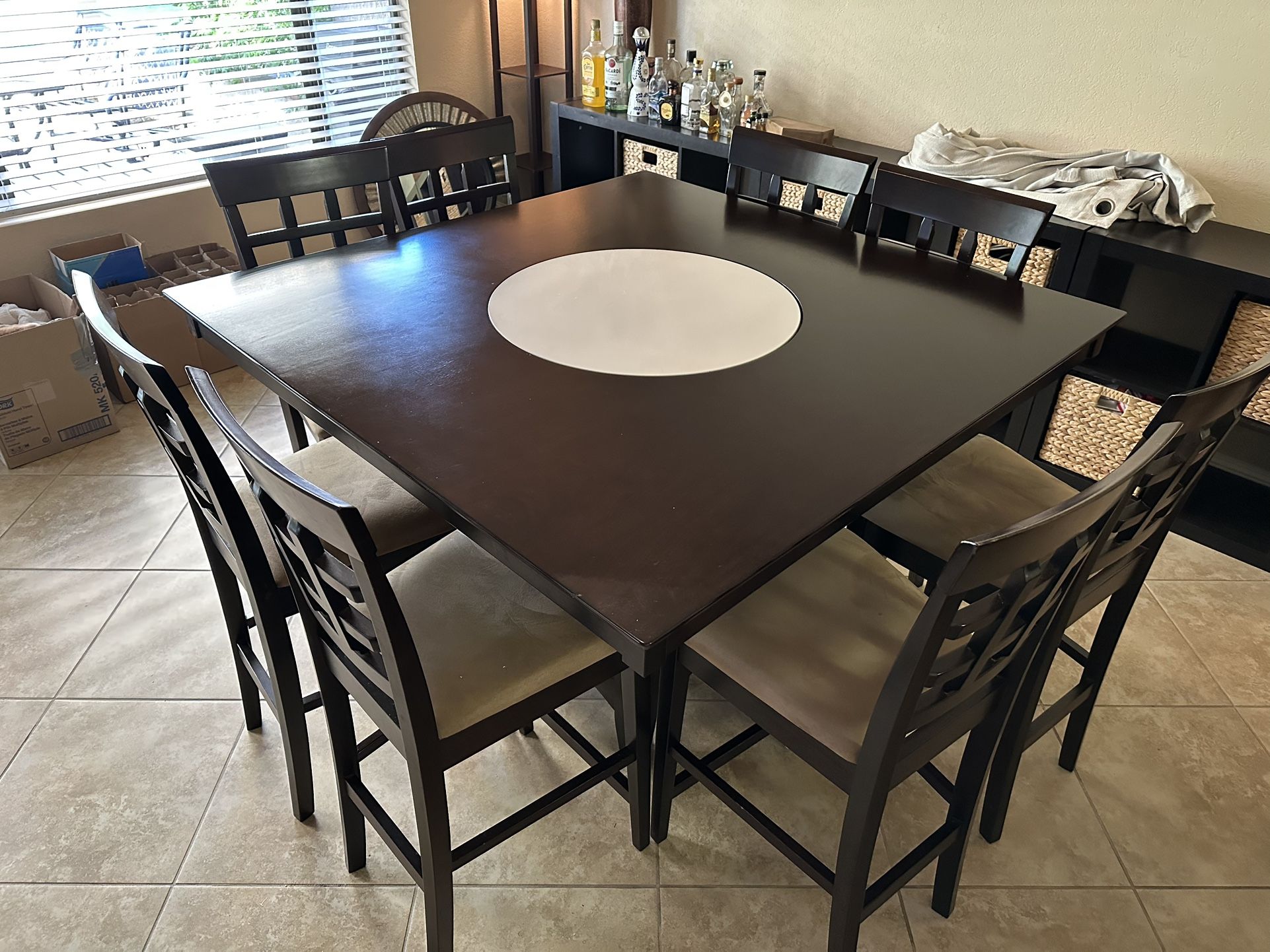 8-seat Dining Room Table (chairs Included)