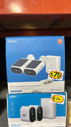 AOSU SolarCam P1SE Wireless Security Camera System