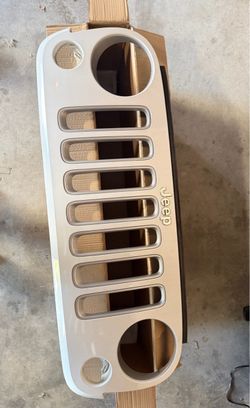 Jeep Front Grille White OEM Style