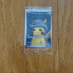 Pokémon × Van Gogh Museum: Pikachu with Grey Felt Hat Promo Card
