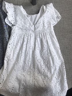 Three rompers and one dress