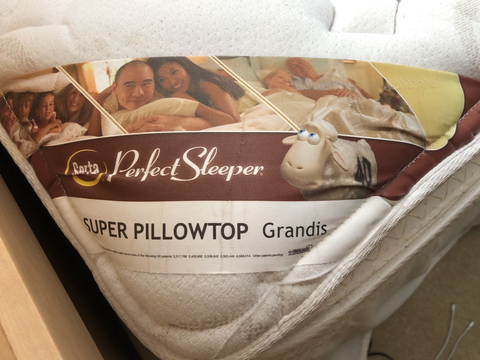 Serta perfect sleeper clearance super pillow top grandis