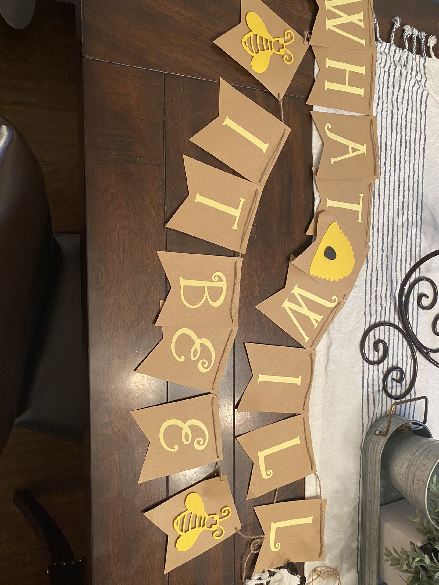 Custom Made “what Will It Bee” Sign 