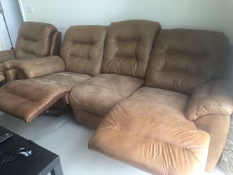 Recliner set // couches
