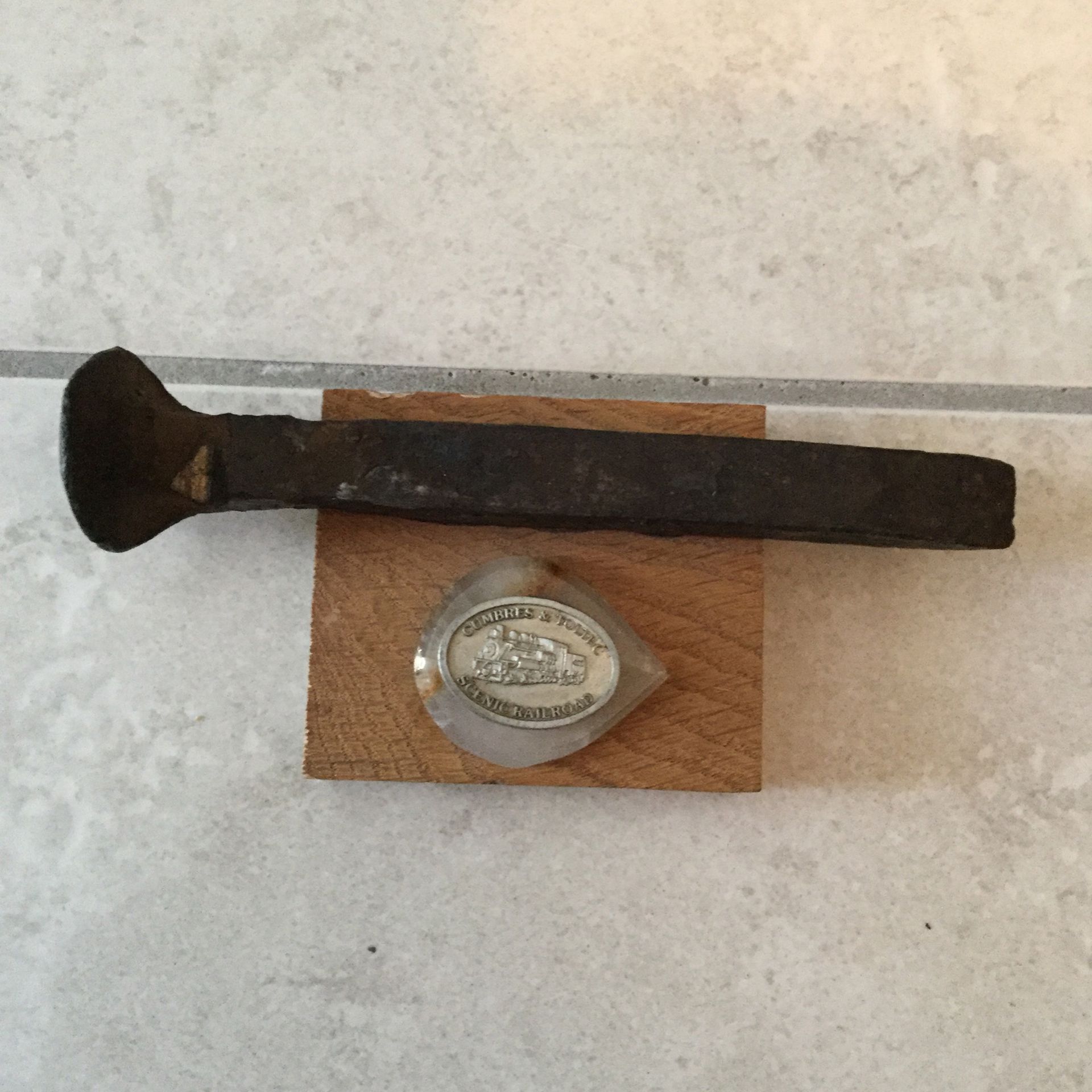 Vintage Cubres and Toltec Railroad Spike ( Very Rare)