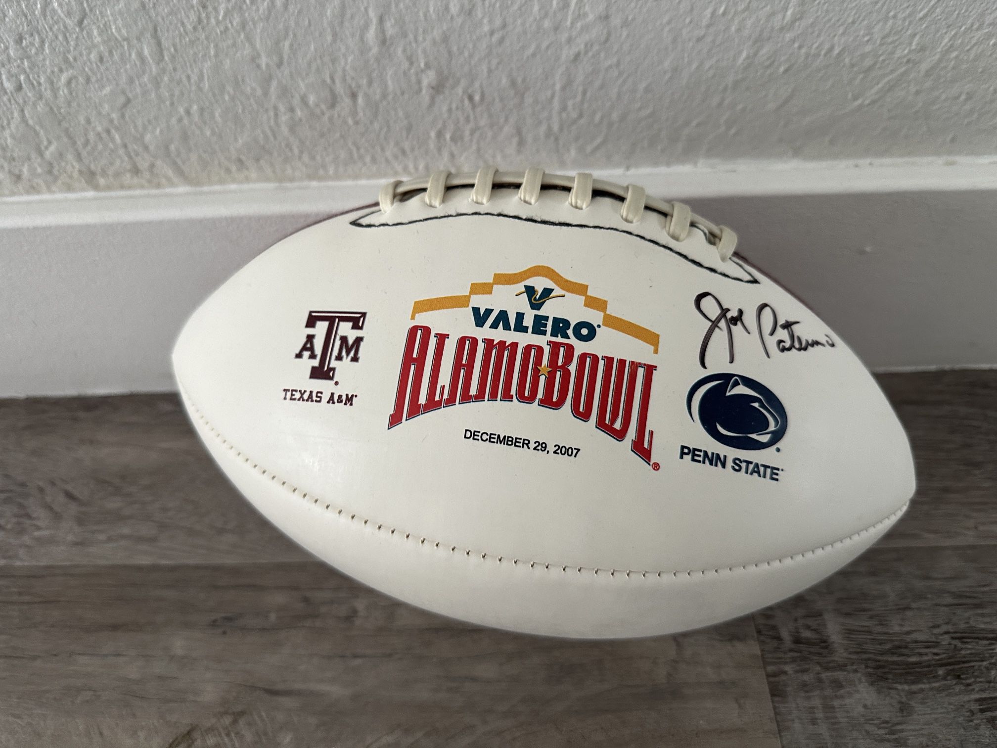 Joe Paterno Signed Football