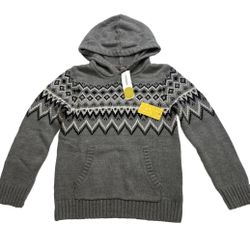RUMI + RYDER THE CLASSIC SWEATER HOODIE GREY SMALL 6-7