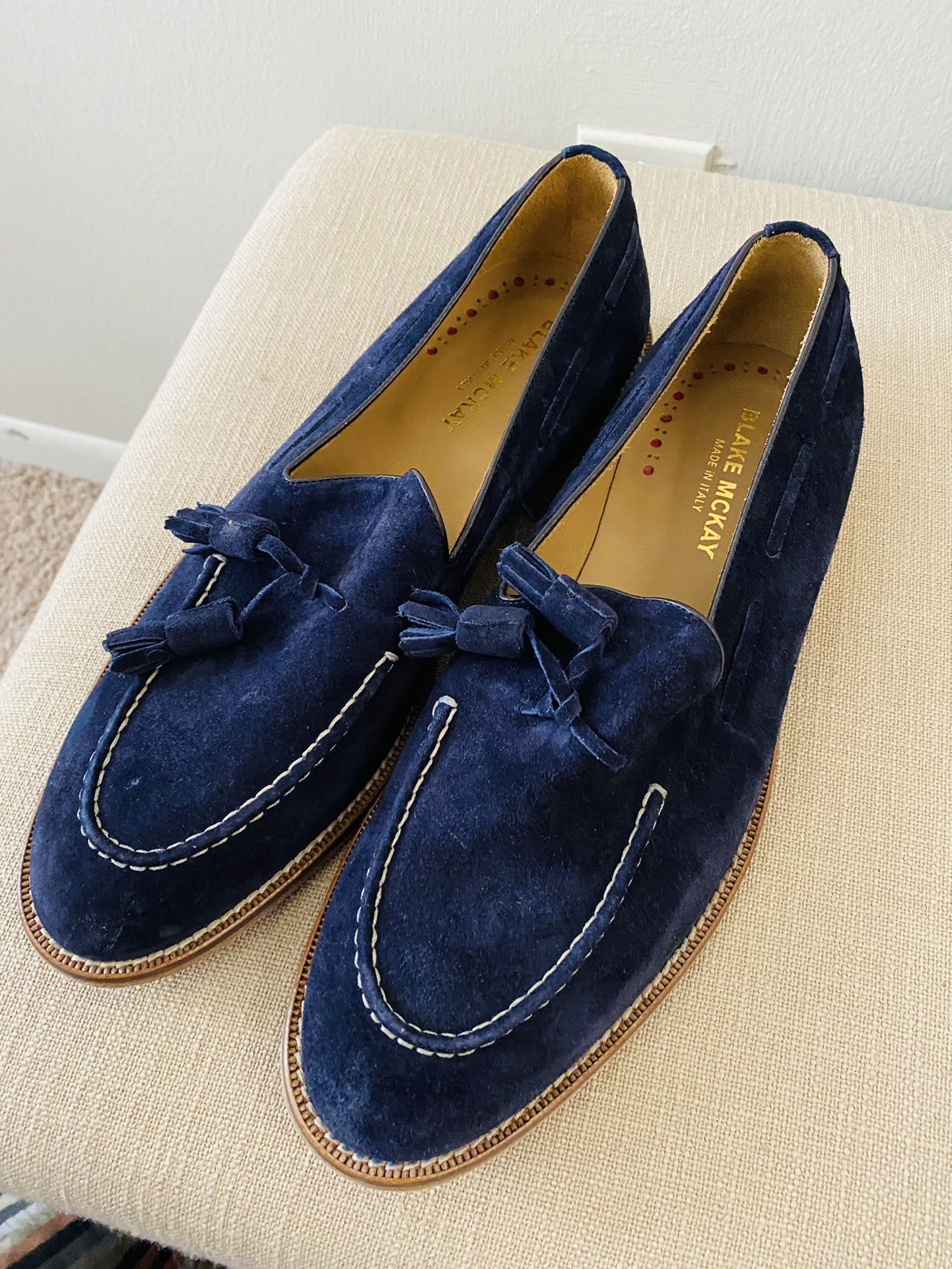 Designer Shoe Mens 8.5 New Made In Italy