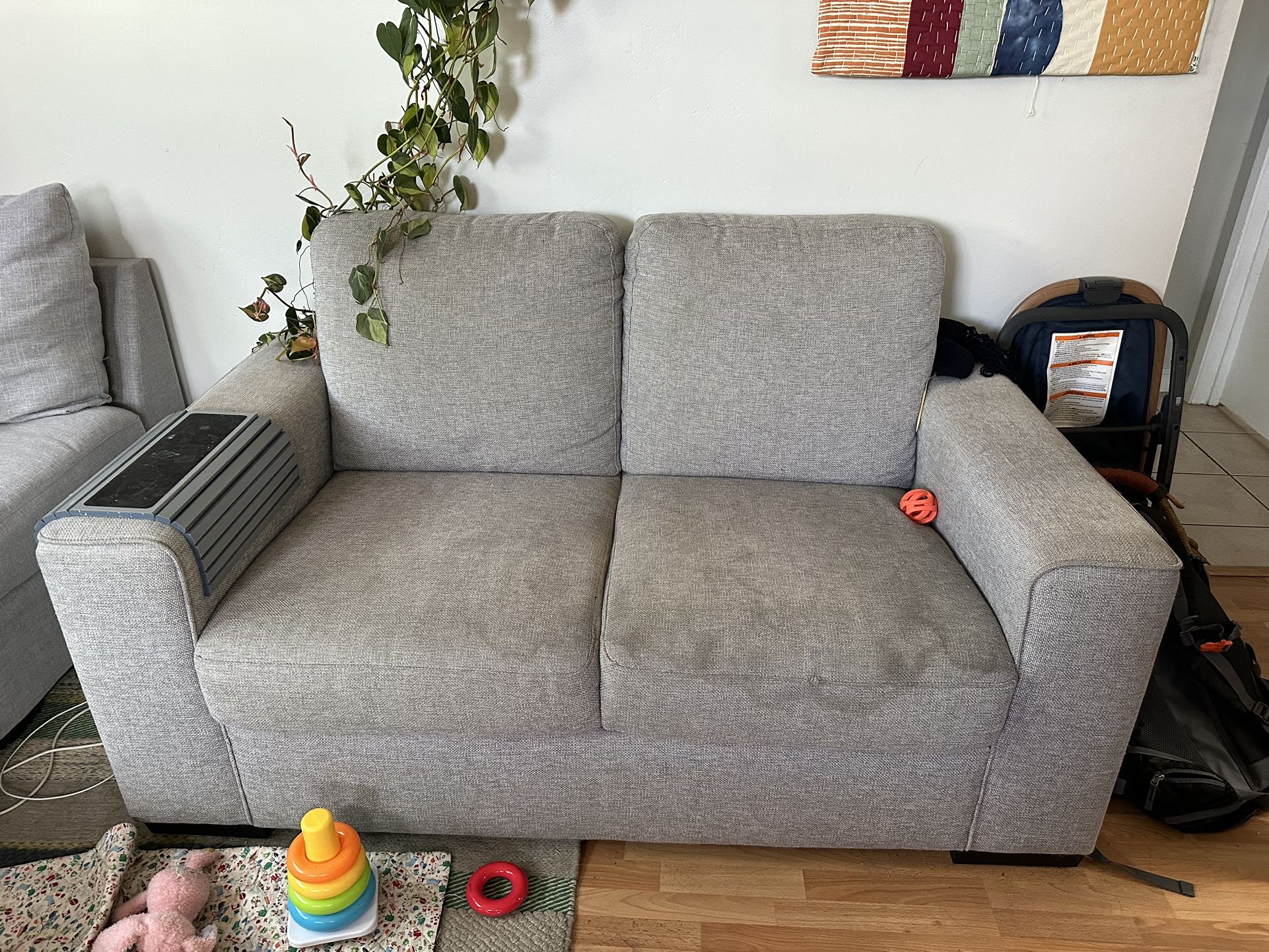 Living Spaces Loveseat Couch