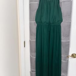 Long Green Dress (size Large)