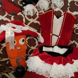 Women's Sexy Red Pirate Costume