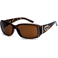 CG Eyewear Retangle Shape Medium Rhinestone Sunglasse
