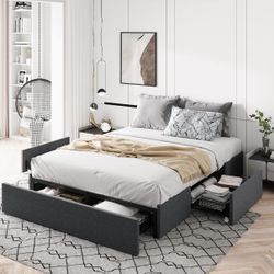 Bed Frame with Storage