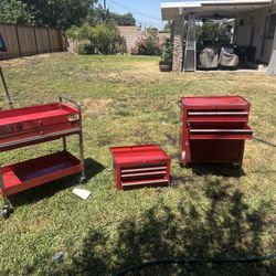 Matco & Craftsman Tool Chest Set – 3 Boxes + Keys To Craftsman– Rolling Combo