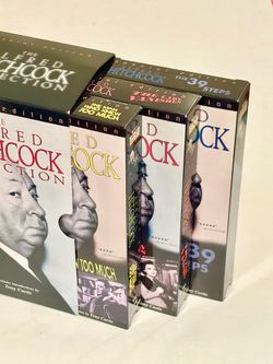 VHS Hitchcock box set of 3 tapes