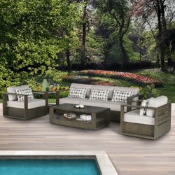 Harlan 5-piece Outdoor Patio Seating Set