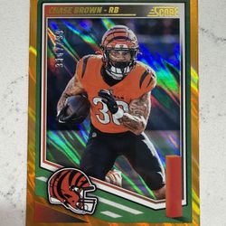2025 Score - Chase Brown #157 Lava /799