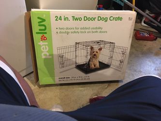 Pet luv - Two door 24” door crate