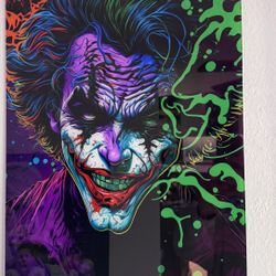 Joker Acrylic Poster 