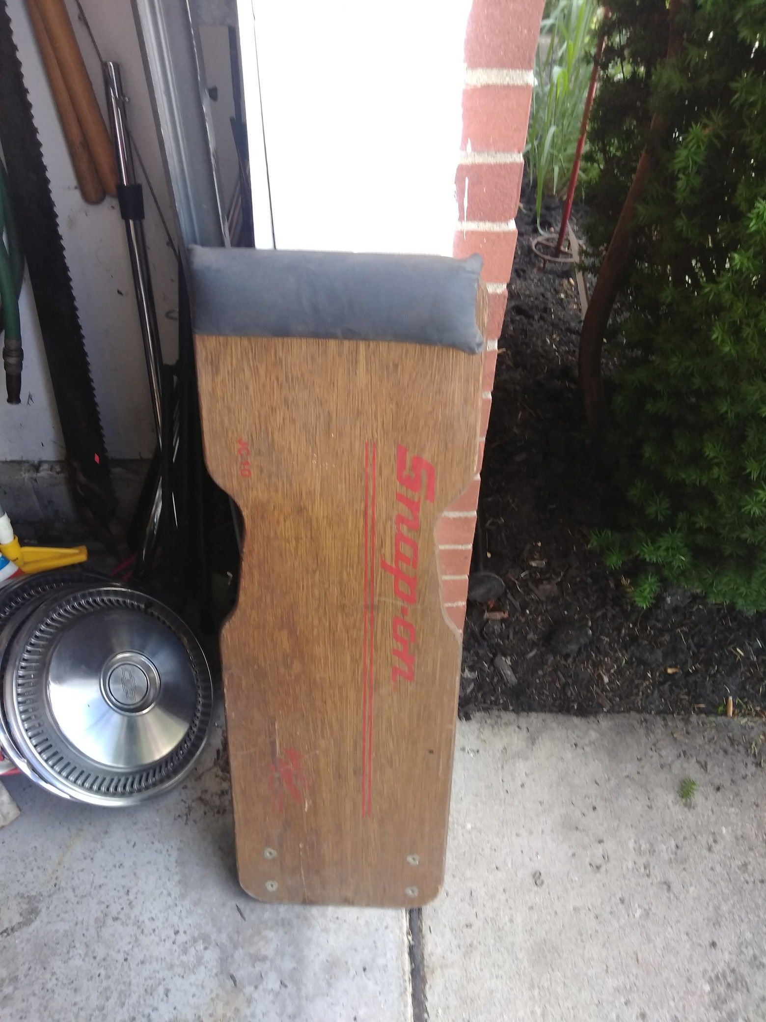 Snap on under the dash creeper