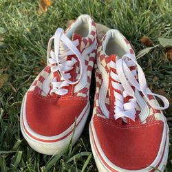 Vans Red And White Checkers