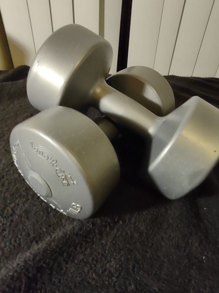 Set Of Two Pro Sports 11 Lb Dumbbell