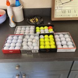Bridgestone.  Srixon Taylormade  Golf Balls