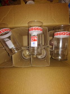 Coca Cola 1980 olympic taste of victory 3 piece set.