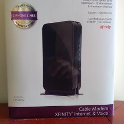 Netgear CM500V Cable Modem Internet and Voice 