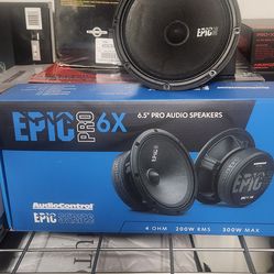 New!! Audio Control (2) 6 1/2 Mid Range Speakers