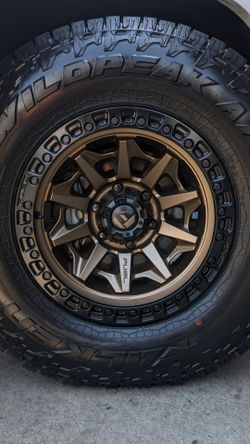 17" Fuel Covert Matte Bronze with Black Ring