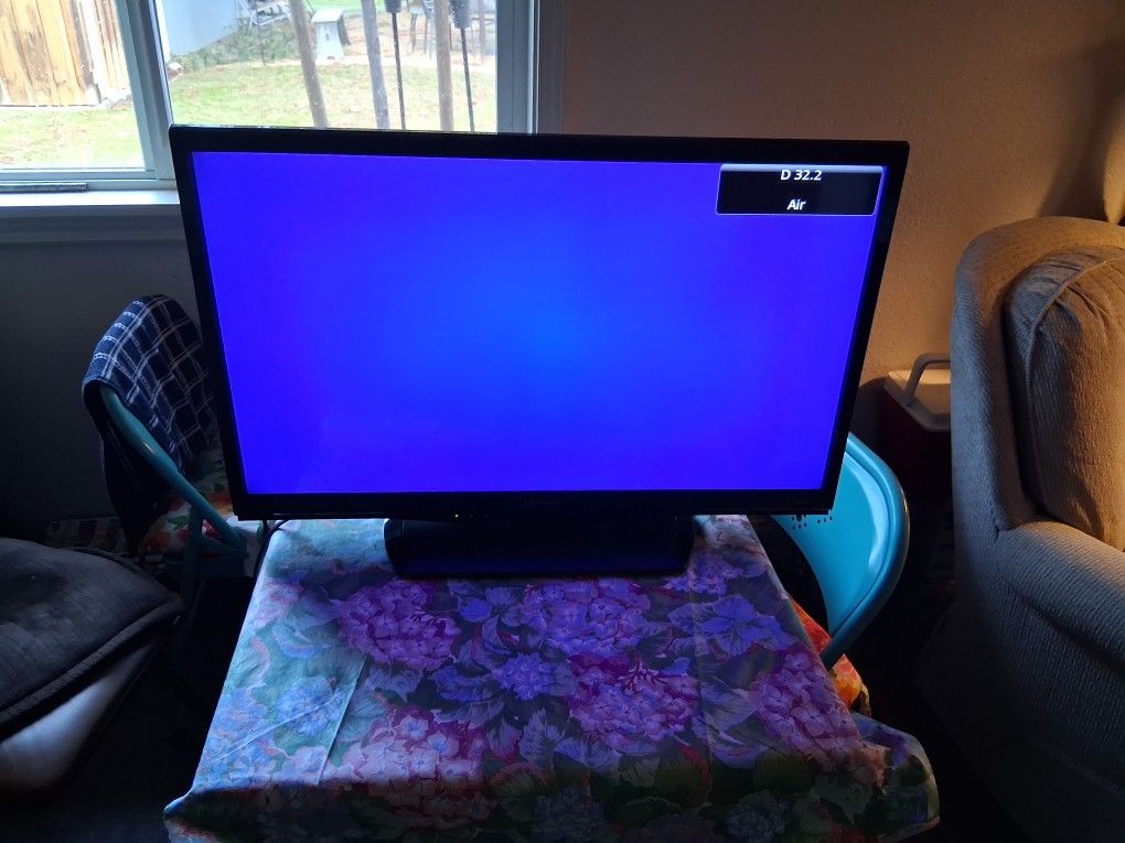 Small flat screen t v